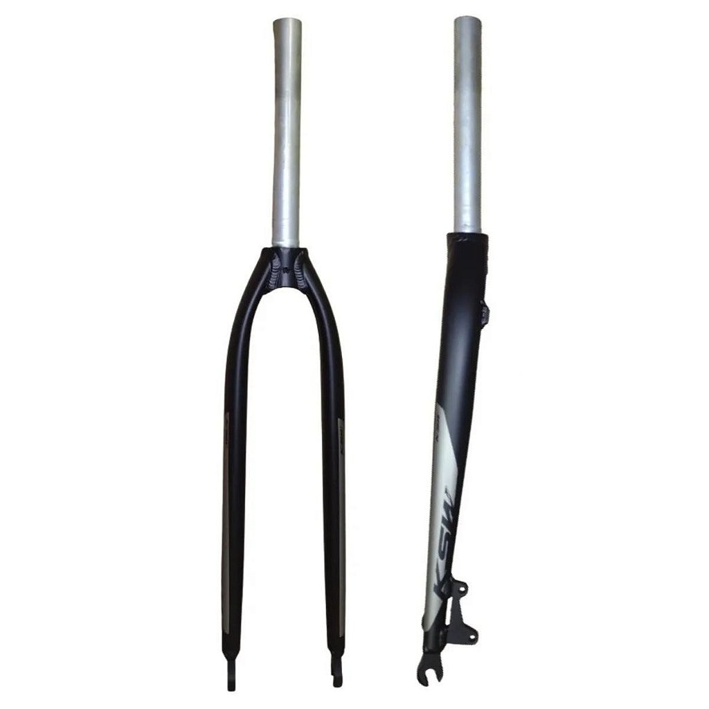 Garfo Aro 29 Ksw Over Aheadset Aluminio Disco | Preto E Cinza Fosco