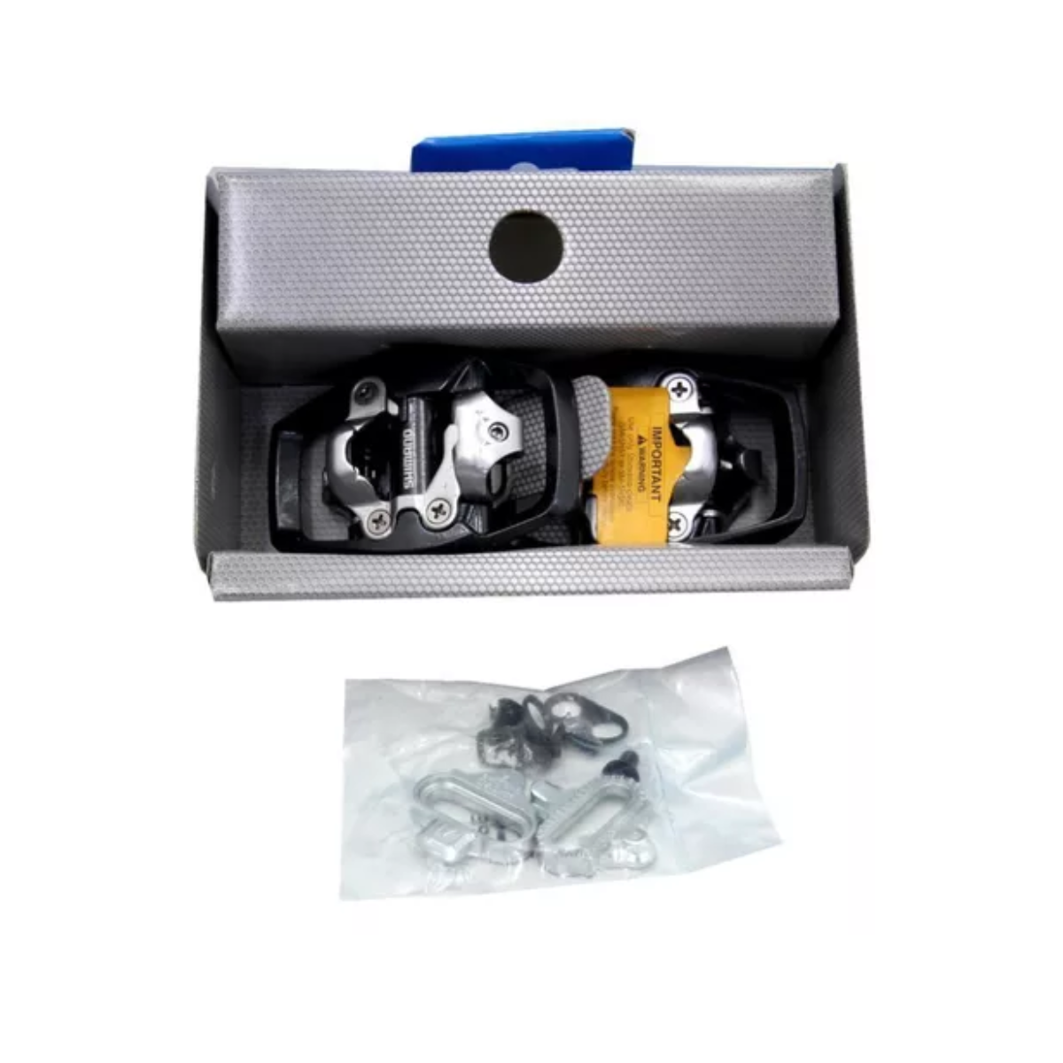 Par de pedal Shimano PD-ED500 Híbrido MTB Gravel - com tacos
