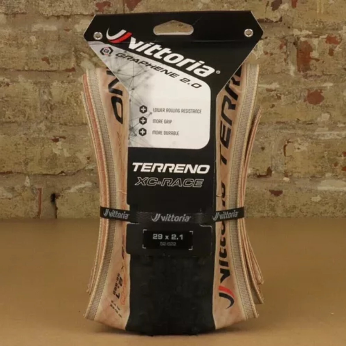 Pneu Vittoria Terreno 29x2.1 XCR Tubeless 120 TPI - Bege