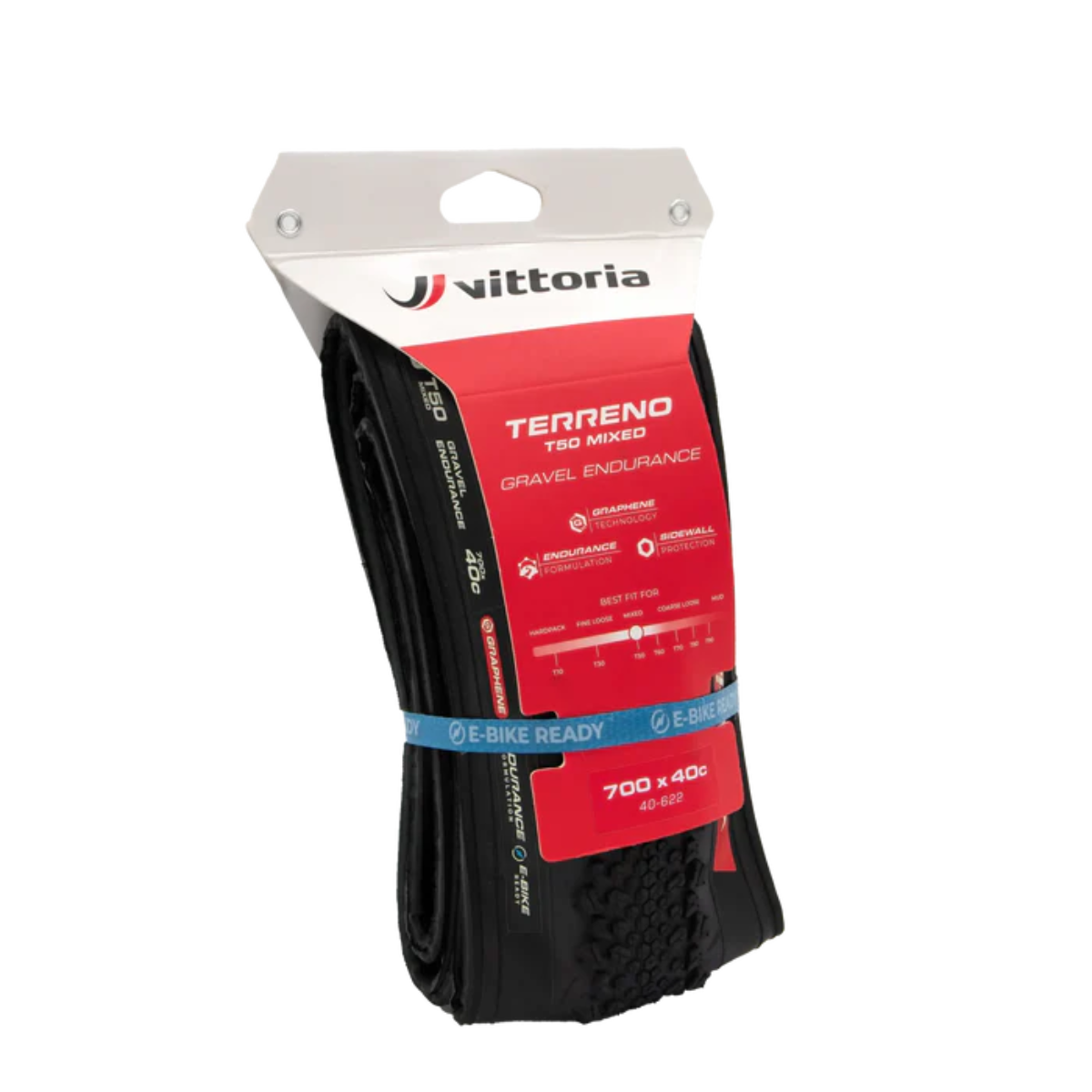 Pneu gravel Vittoria Terreno Pro T50 700x40 Endurance