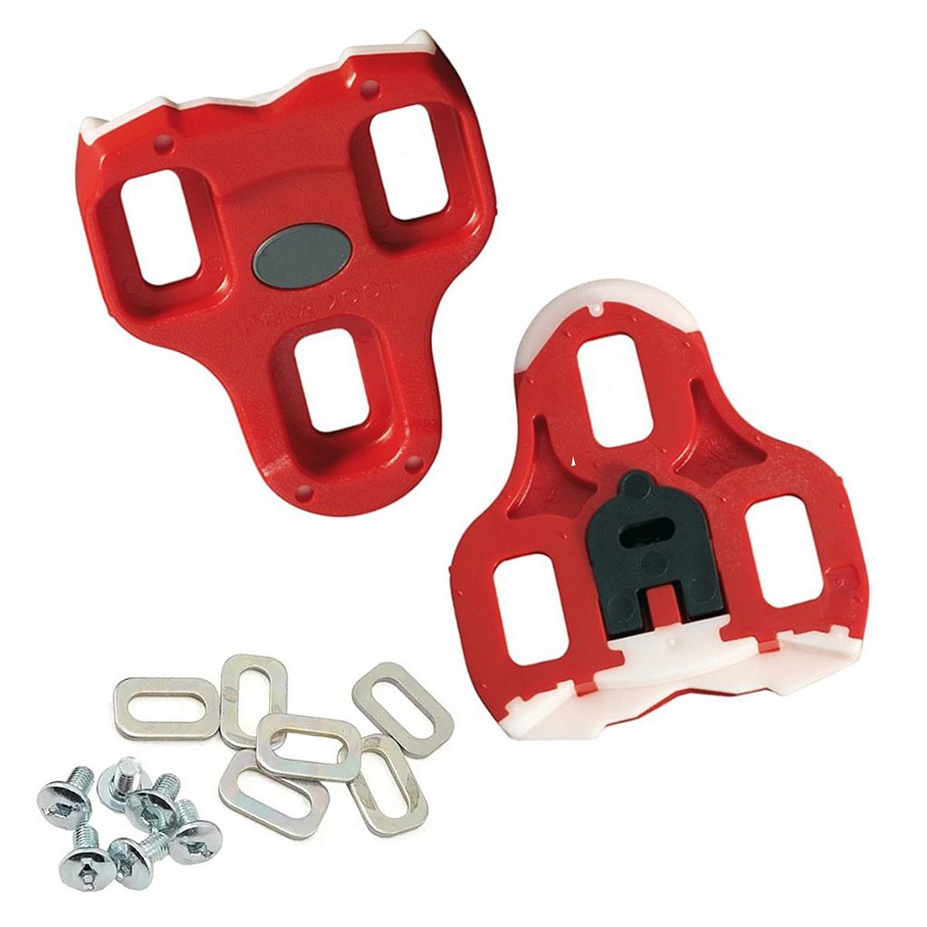 Taco De Pedal Look Kéo Cleat 9º | Vermelho