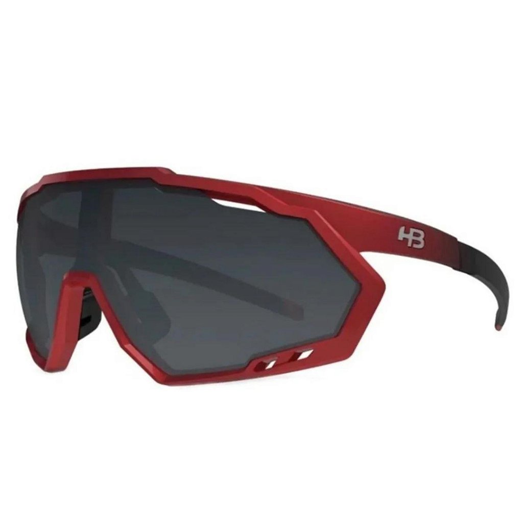 Óculos Hot Buttered Spin Grad Dark Red Silver Cristal | Vermelho E Preto Fosco