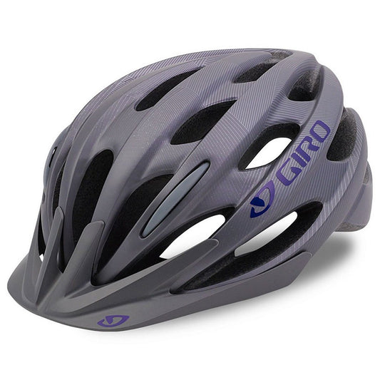 Capacete Giro Verona Feminino Tamanho Uf (50-57 Cm) | Titanio E Roxo Fosco