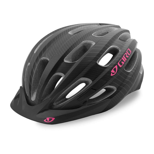 Capacete Giro Vasona Feminino Tamanho Uw (50-57 Cm) | Preto E Rosa Fosco