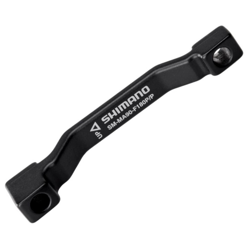 Adaptador Shimano Sm-Ma90-F180P/P Para Freio A Disco Dianteiro 180 Mm | Preto
