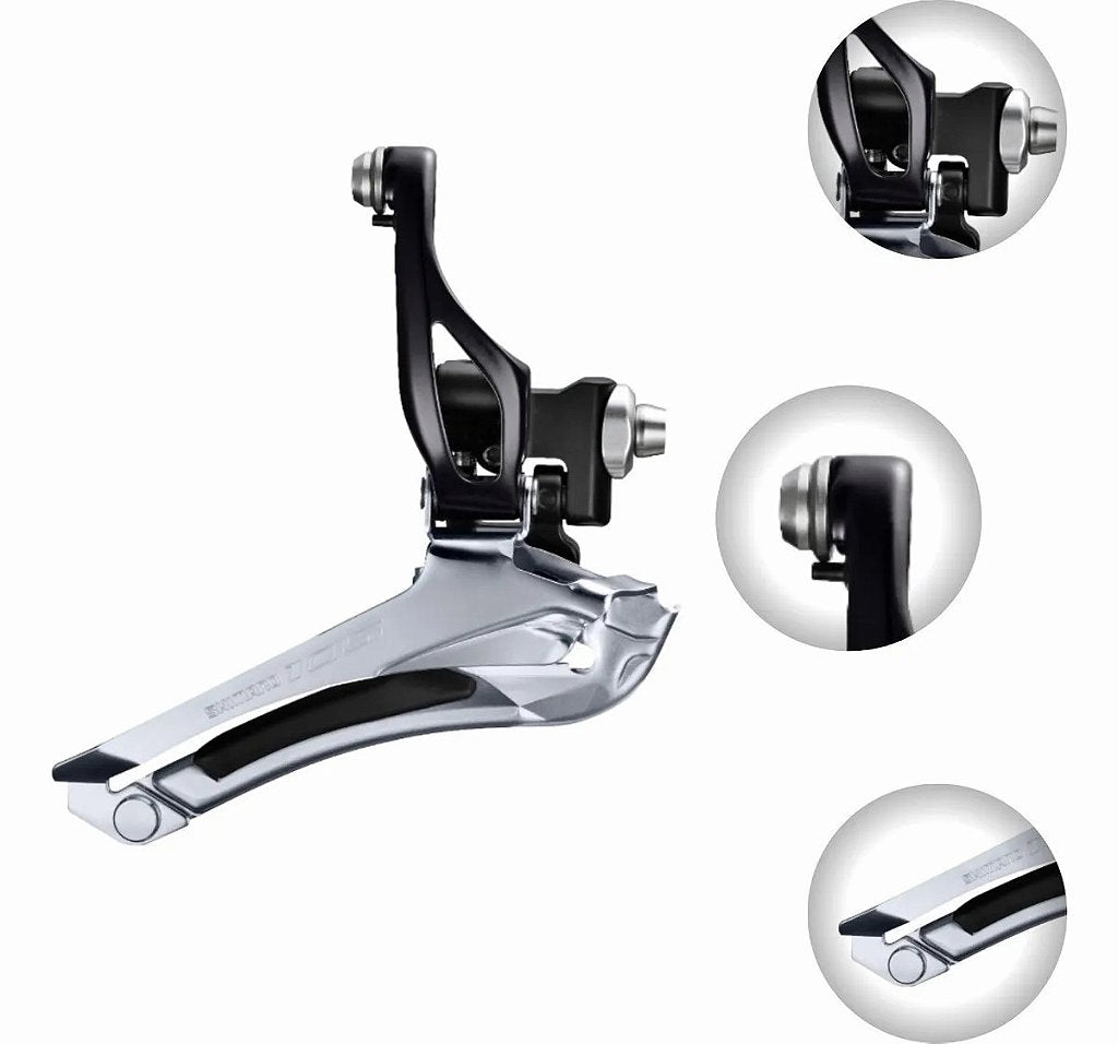 Câmbio Dianteiro Shimano Tiagra Fd-5800-F Para 11 Velocidades