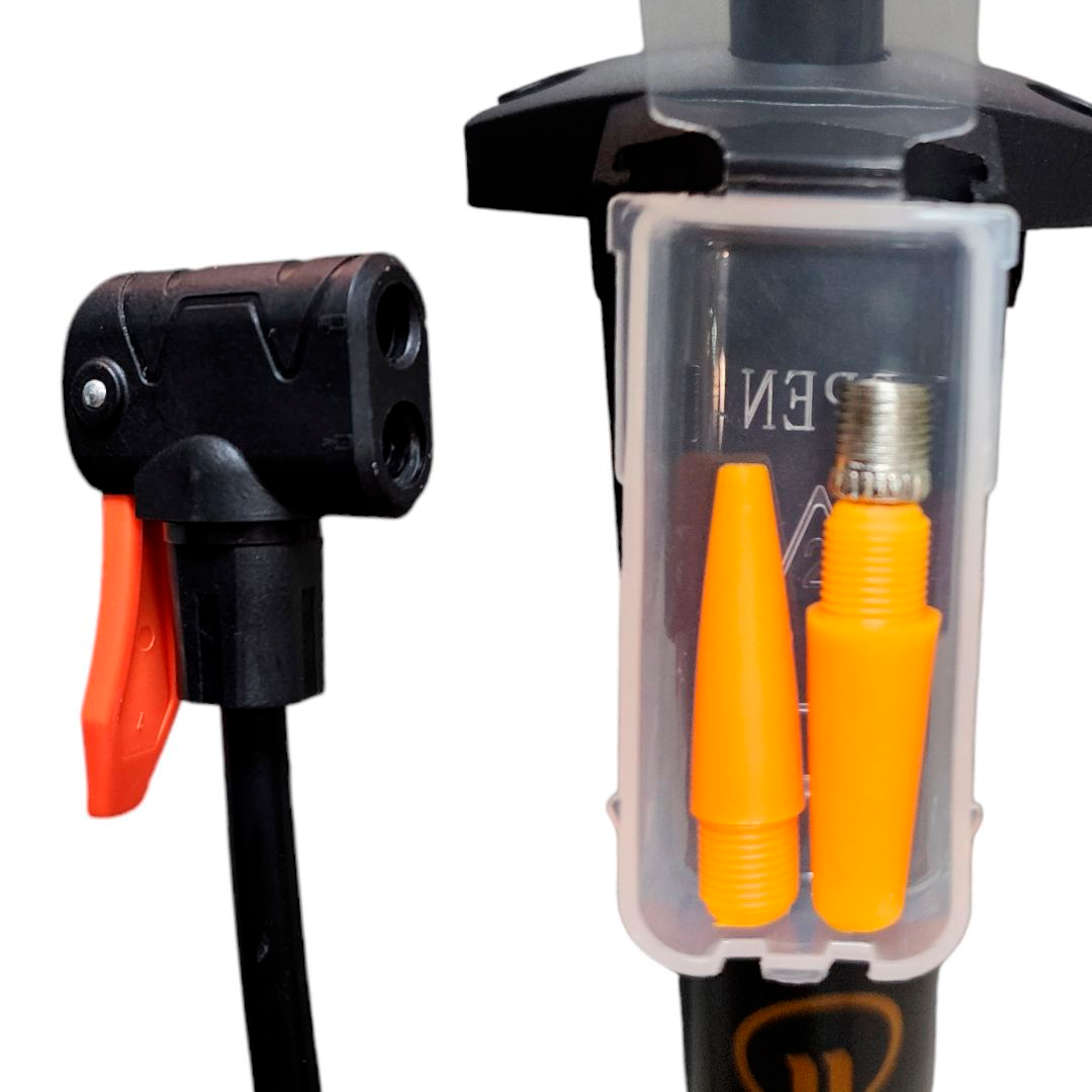 Bomba de Oficina Elleven com Reservatório e Manômetro – 160 PSI