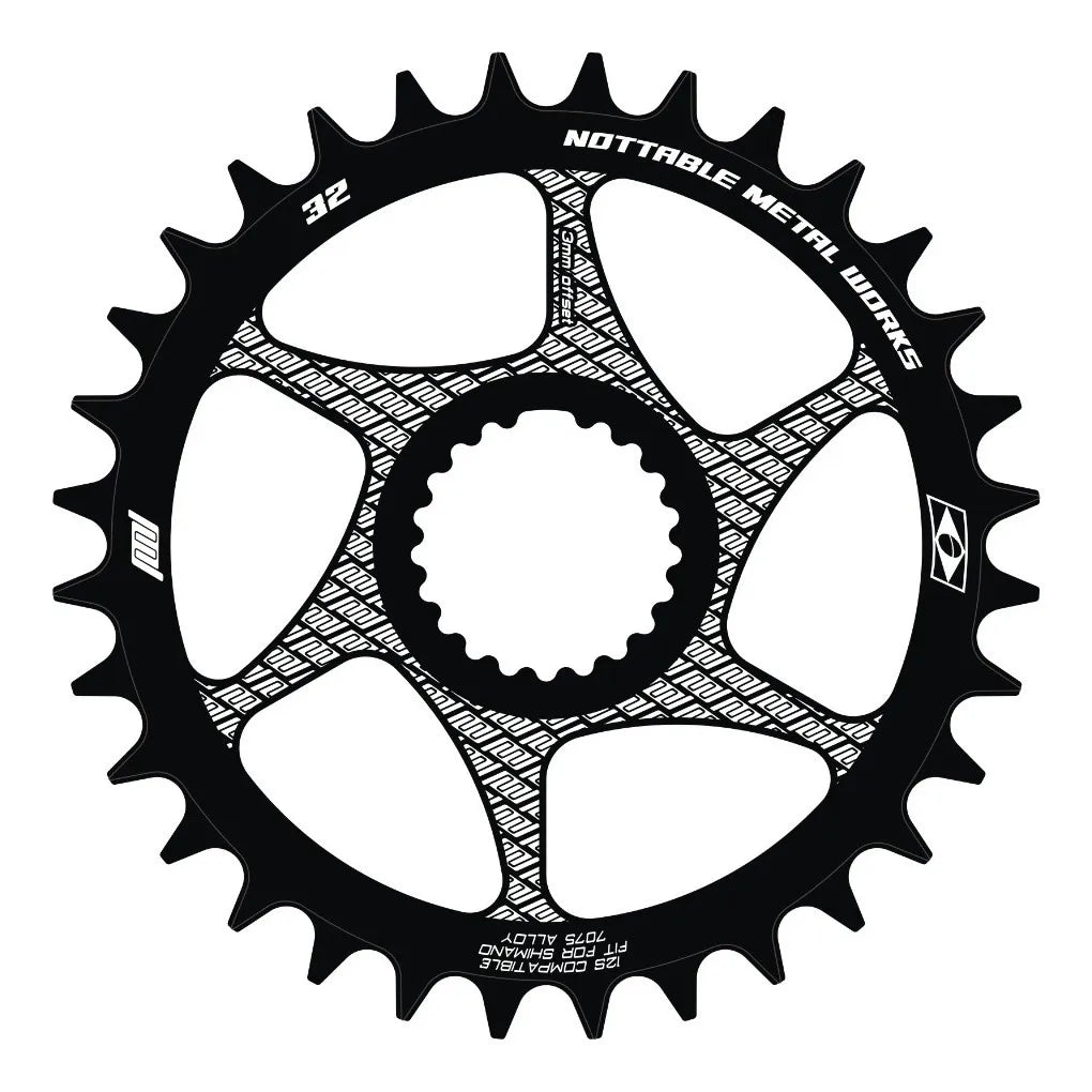 Coroa Nottable Compatível Shimano Offset 3 mm