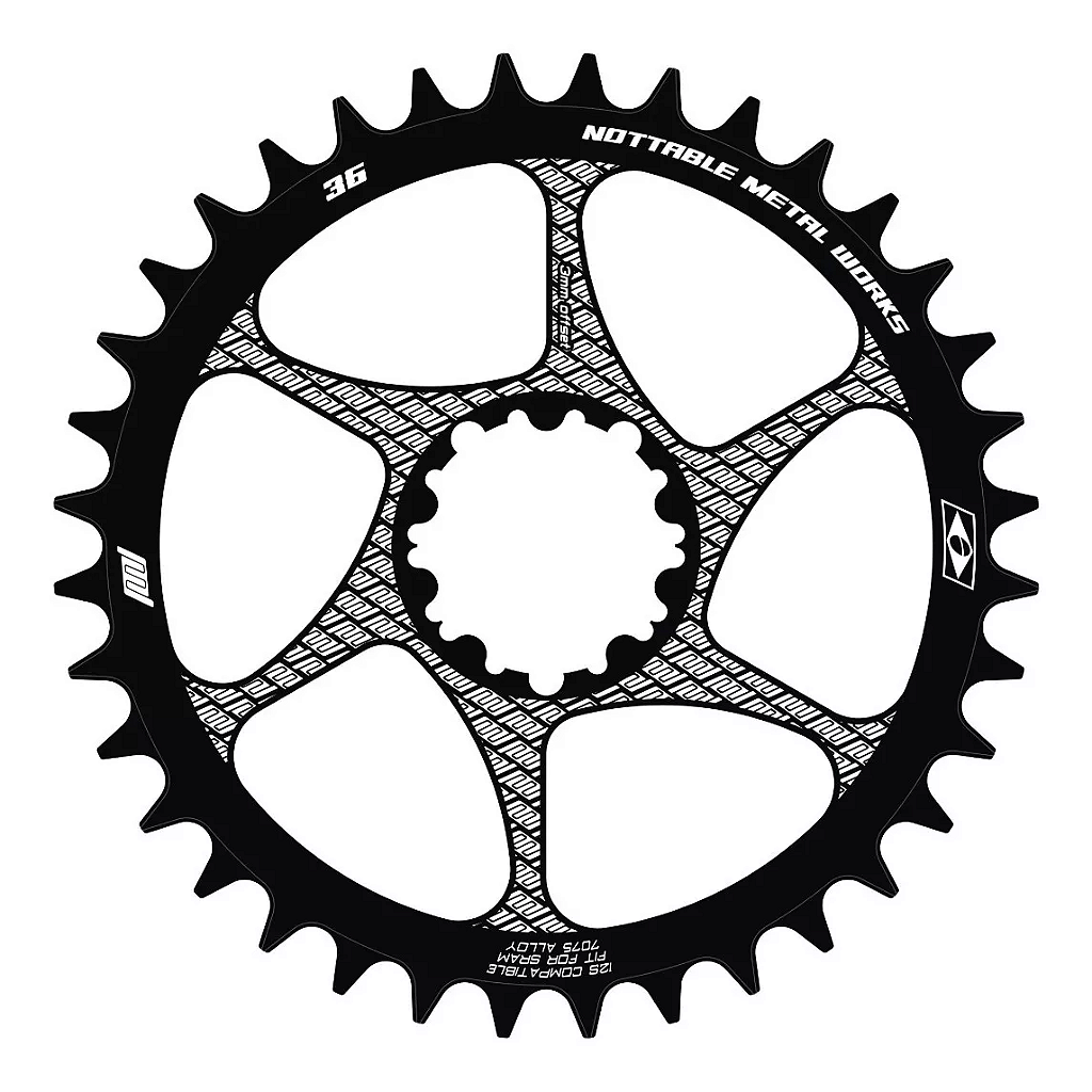 Coroa Nottable Compatível Sram SX, NX, GX, X01 e XX1 Offset 3 mm