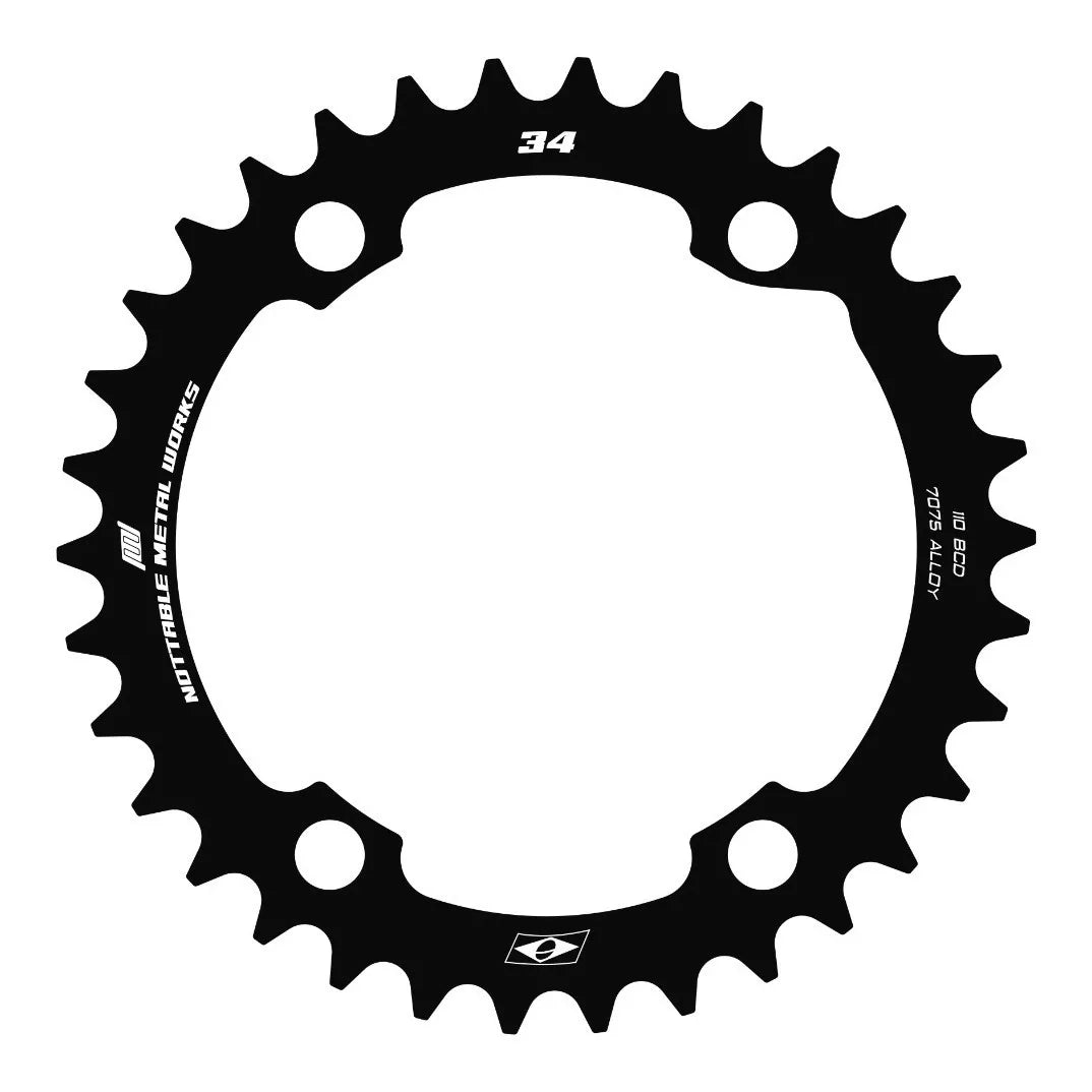 Coroa Nottable Indexada BCD 110 mm 4 furos para Shimano Road