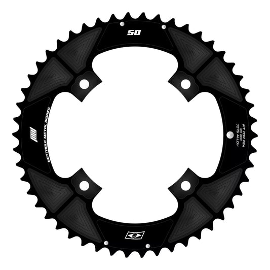 Coroa Nottable Indexada BCD 120 mm 4 furos para FSA Road