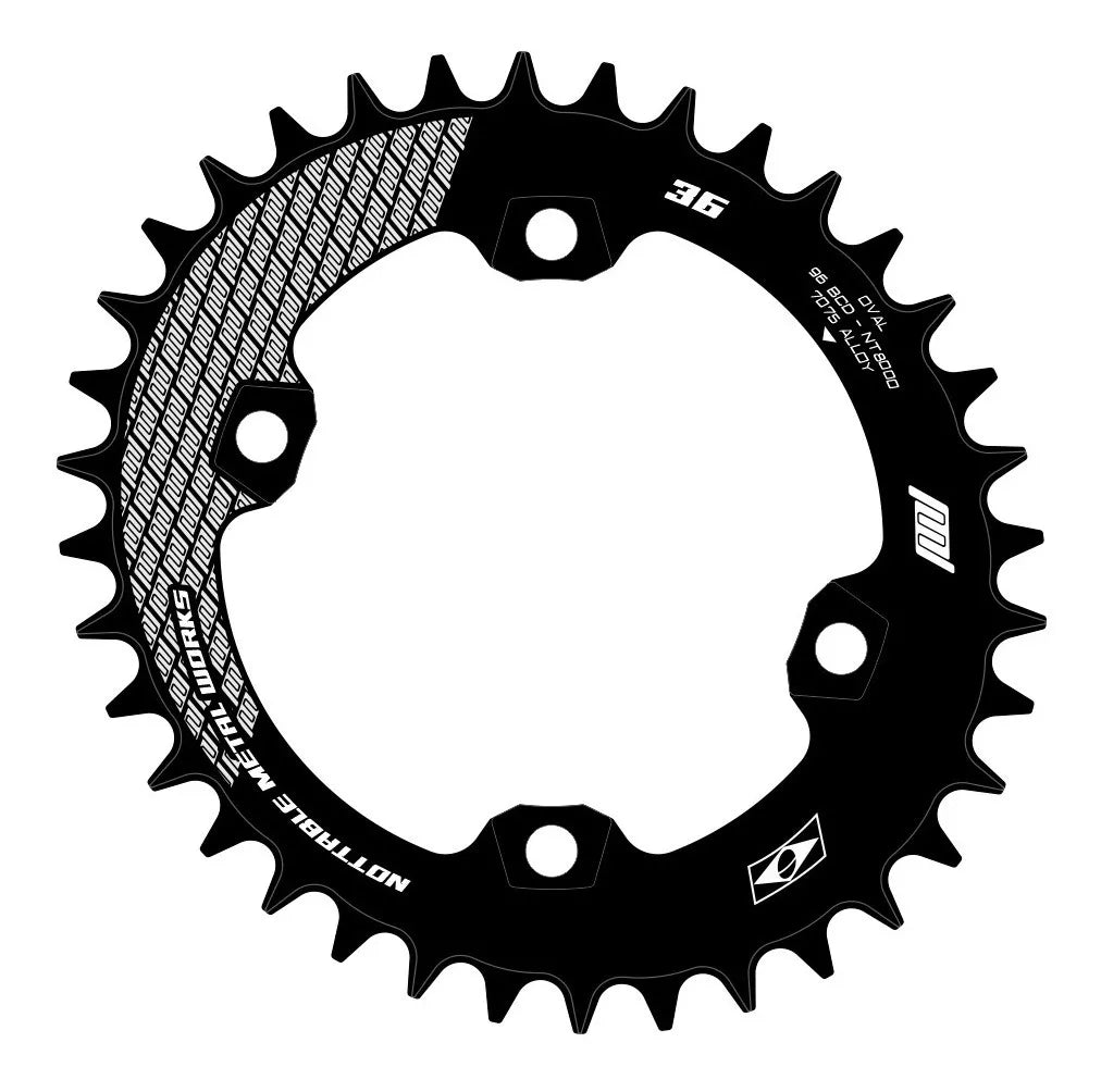 Coroa Nottable Narrow Wide Oval BCD 96 mm Assimétrico