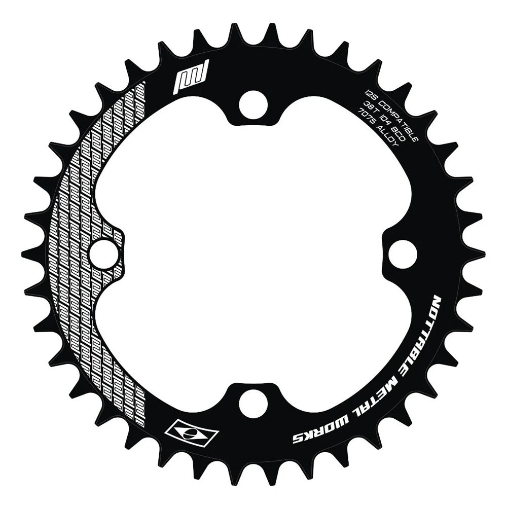 Coroa Nottable Narrow Wide BCD 104 4 furos para MTB