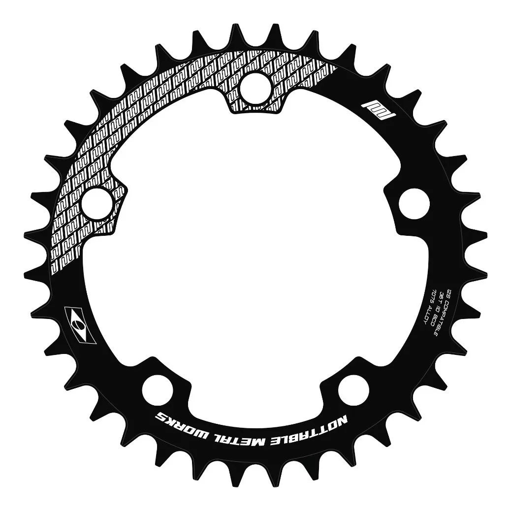Coroa Nottable Narrow Wide BCD 110 5 Furos Gravel Cyclocross