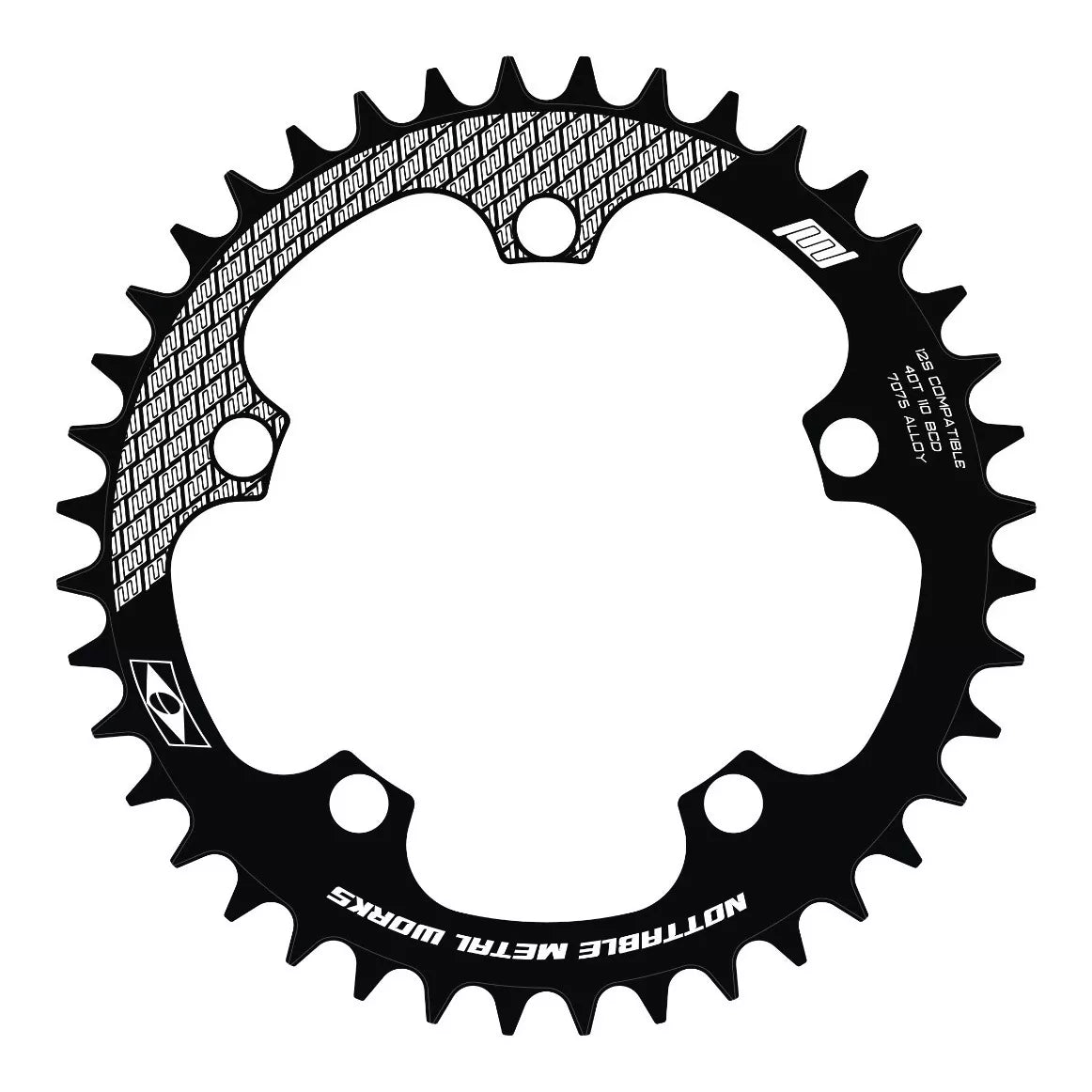 Coroa Nottable Narrow Wide BCD 110 5 Furos Gravel Cyclocross