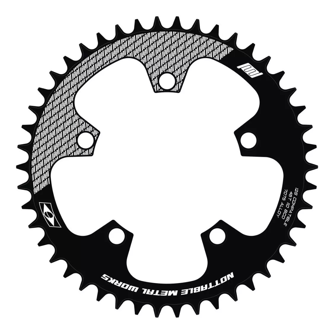 Coroa Nottable Narrow Wide BCD 110 5 Furos Gravel Cyclocross
