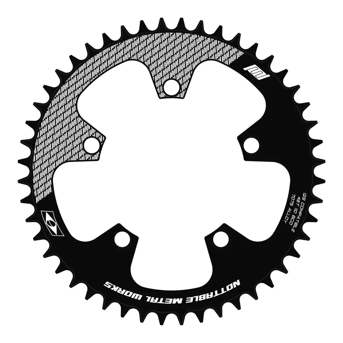 Coroa Nottable Narrow Wide BCD 110 5 Furos Gravel Cyclocross
