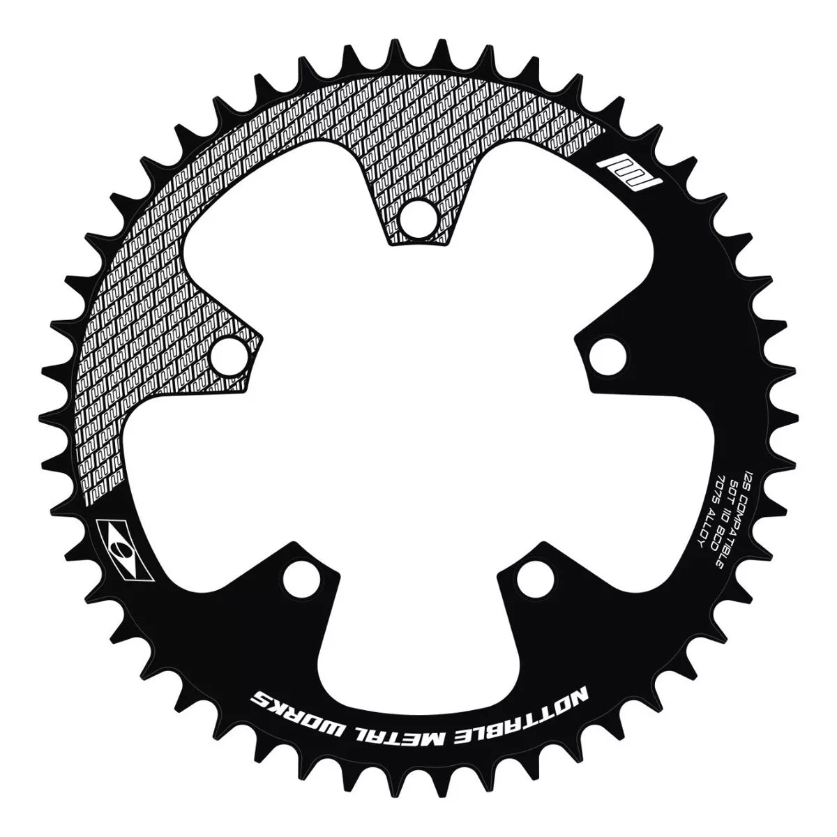 Coroa Nottable Narrow Wide BCD 110 5 Furos Gravel Cyclocross
