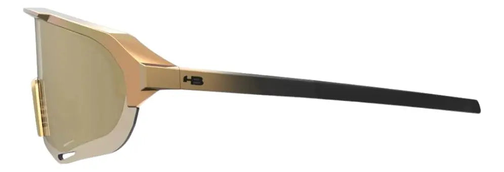Óculos Hb Edge R M Gra Black Gold Gold Chrome