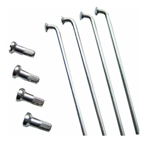 Raio Fino Shadar De Inox Com Niple 2.0x293mm - 72 Unidades