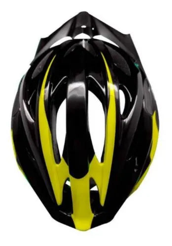 Capacete Ciclismo Arbok Raptor - Preto/amarelo (54/58) M
