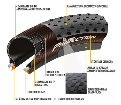 Pneu Continental Cross King Protection 29 X 2.2