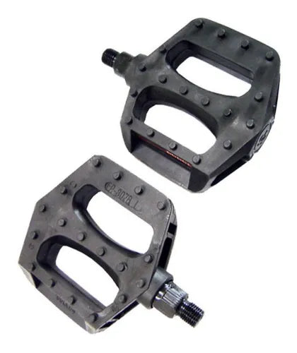 Par De Pedal Plataforma Feimin Fp-807b 9/16 Esferado - Preto