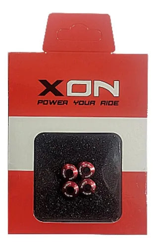 Parafuso Para Coroa Xon M8x6 - Vermelho