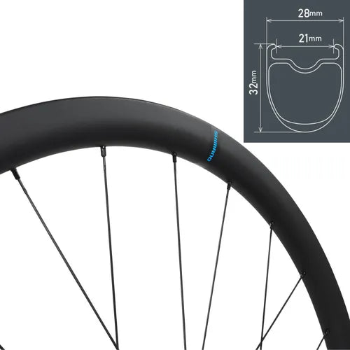 Roda de Carbono 700C Shimano 105 WH-RS710-C32 TLR