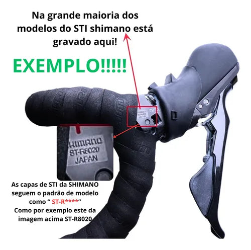 Capa Shimano Sti St-r9120 - Preto