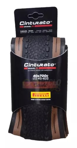 Pneu Pirelli Cinturato 700x40c Tubeless 120tpi Gravel