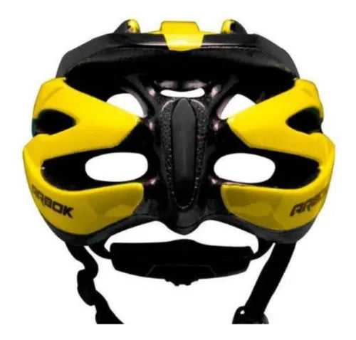 Capacete Ciclismo Arbok Raptor - Preto/amarelo (54/58) M