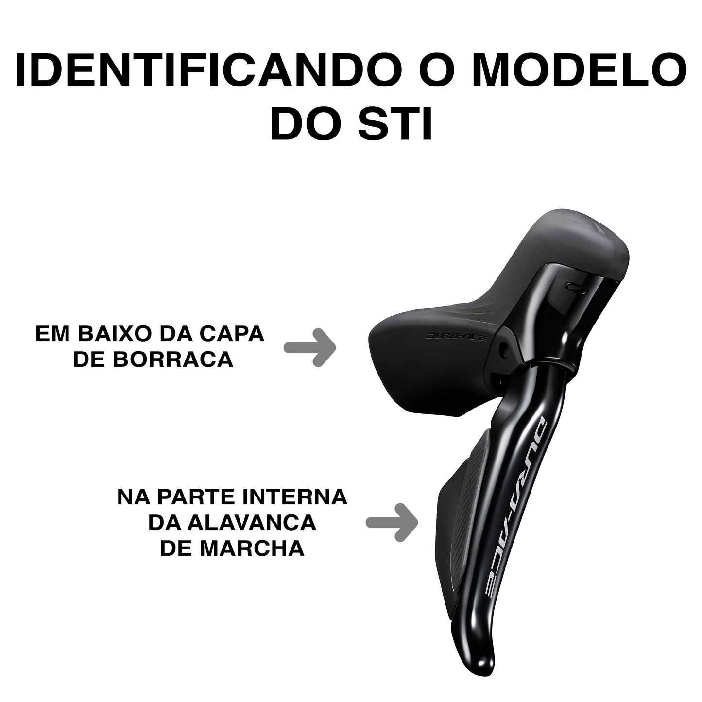 Capa STI Shimano ST-R7020, ST-R7025, ST-R7120 e ST-RX600