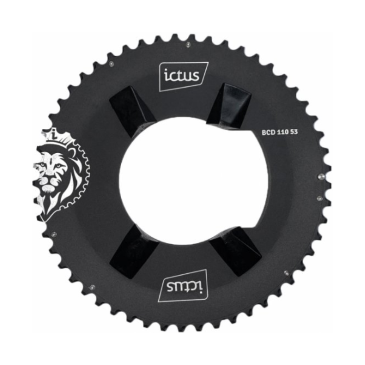 Coroa Ictus Indexada Aero BCD 110 – 53 Dentes (Shimano 105 R7100)