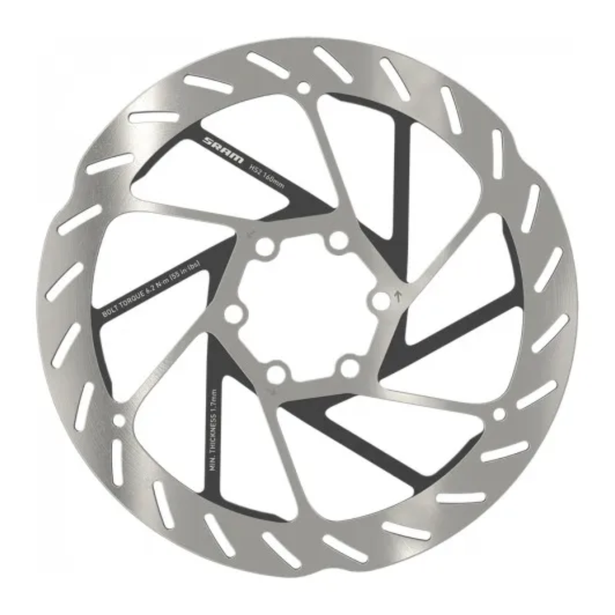 Disco para freio Sram HS2 180mm - 6 Parafusos