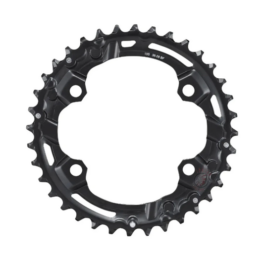 Coroa Shimano FC-M4100 36 dentes PCD 96mm 2x10 Velocidades