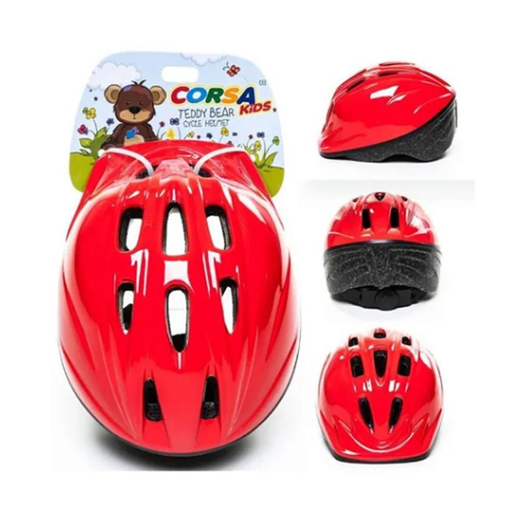 Capacete Infantil Kidzamo Pz-11 | Vermelho