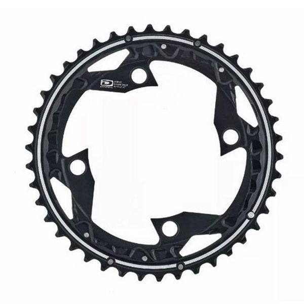 Coroa Shimano Deore Fc-M610 42 Dentes Bcd 104 Mm | Preta
