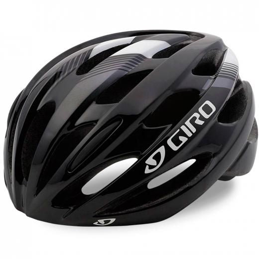 Capacete Giro Trinity Tamanho U (54-61 Cm) | Preto E Branco Brilhante