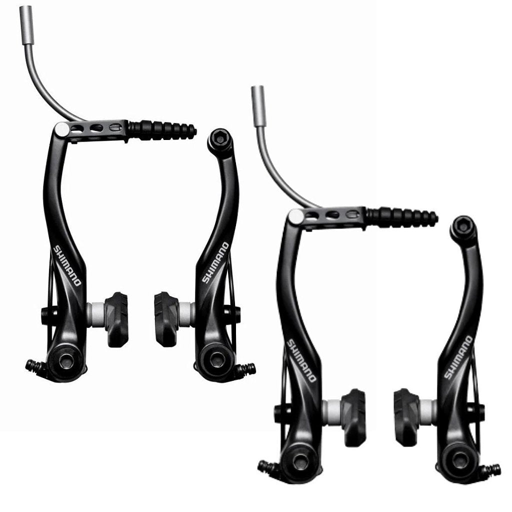 Par De Freios V-Brake Shimano Alivio Br-T4000 | Preto