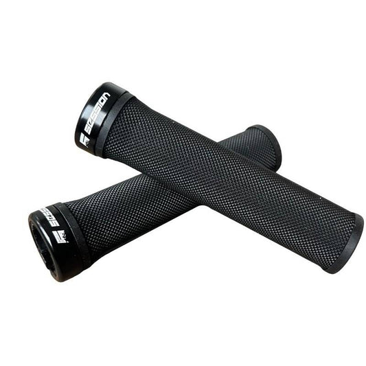Manopla Session Grip V3 Lock Alumínio Preto 132X30 Mm | Preta