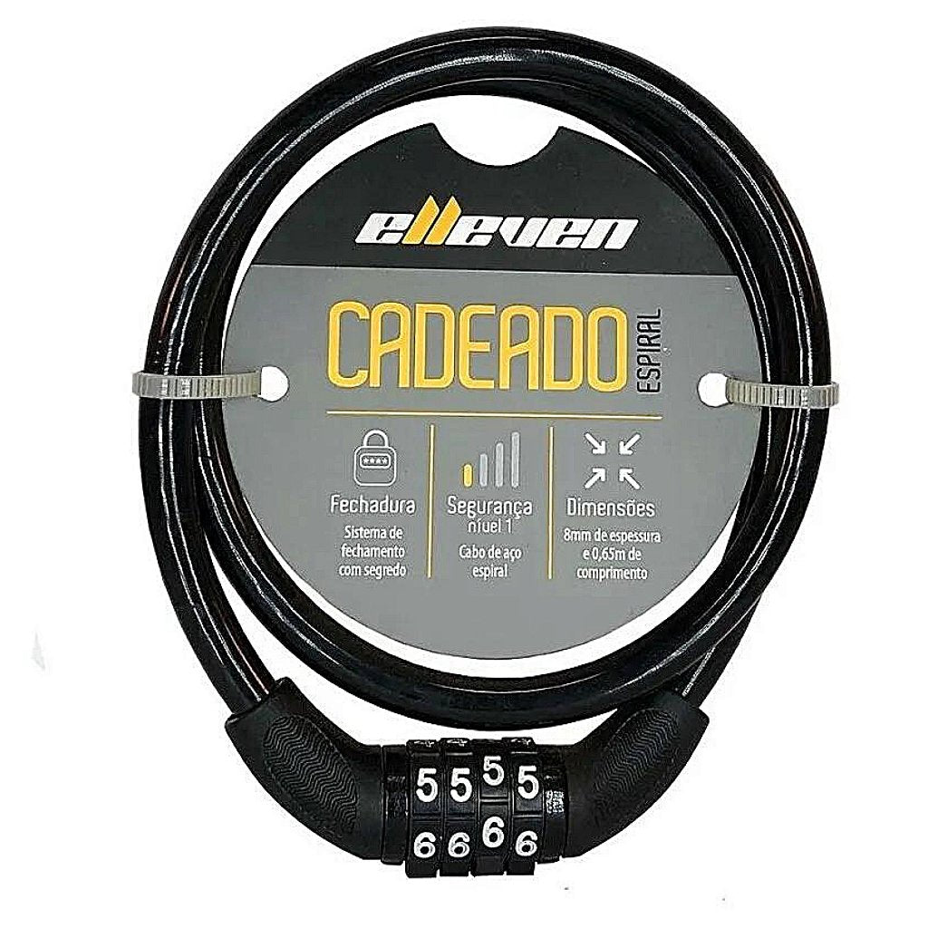 Cadeado Elleven 65Cmx8Mm Com Segredo