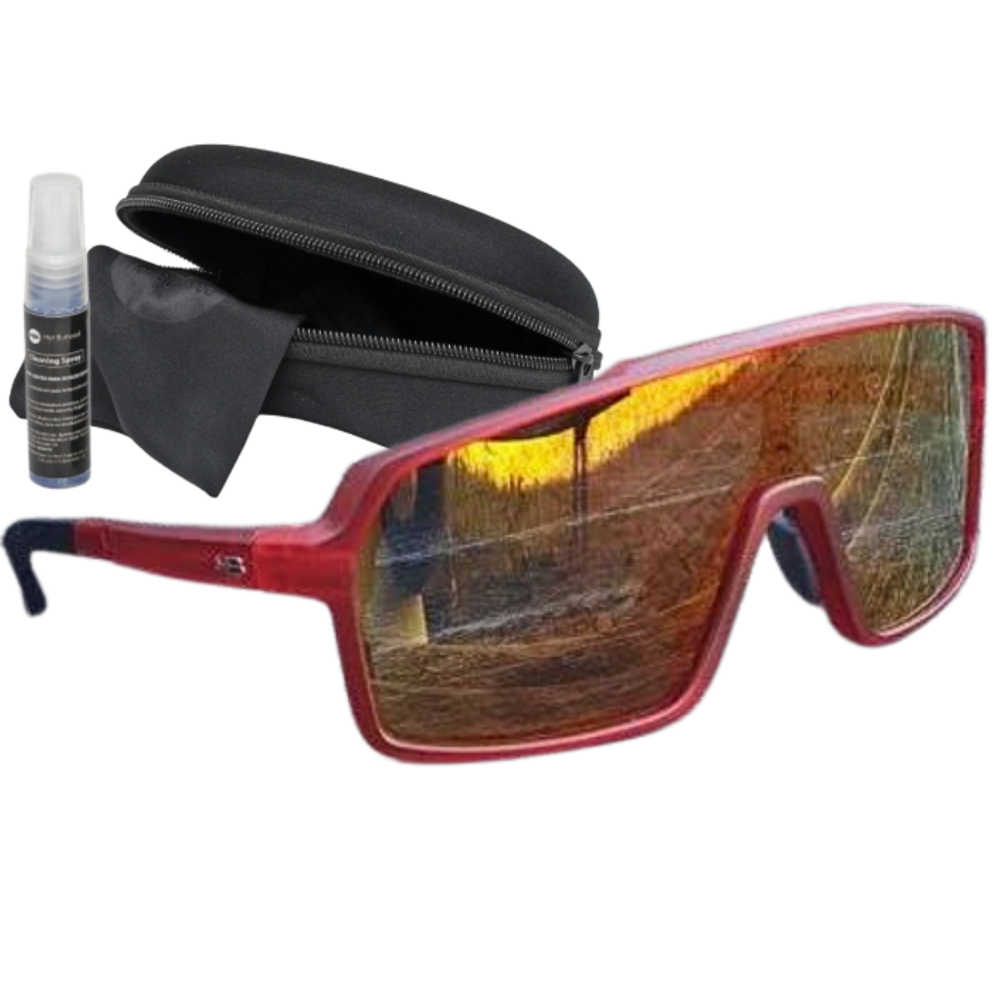 Óculos Hot Buttered Grinder Matte Dark Red Orange | Vermelho Fosco