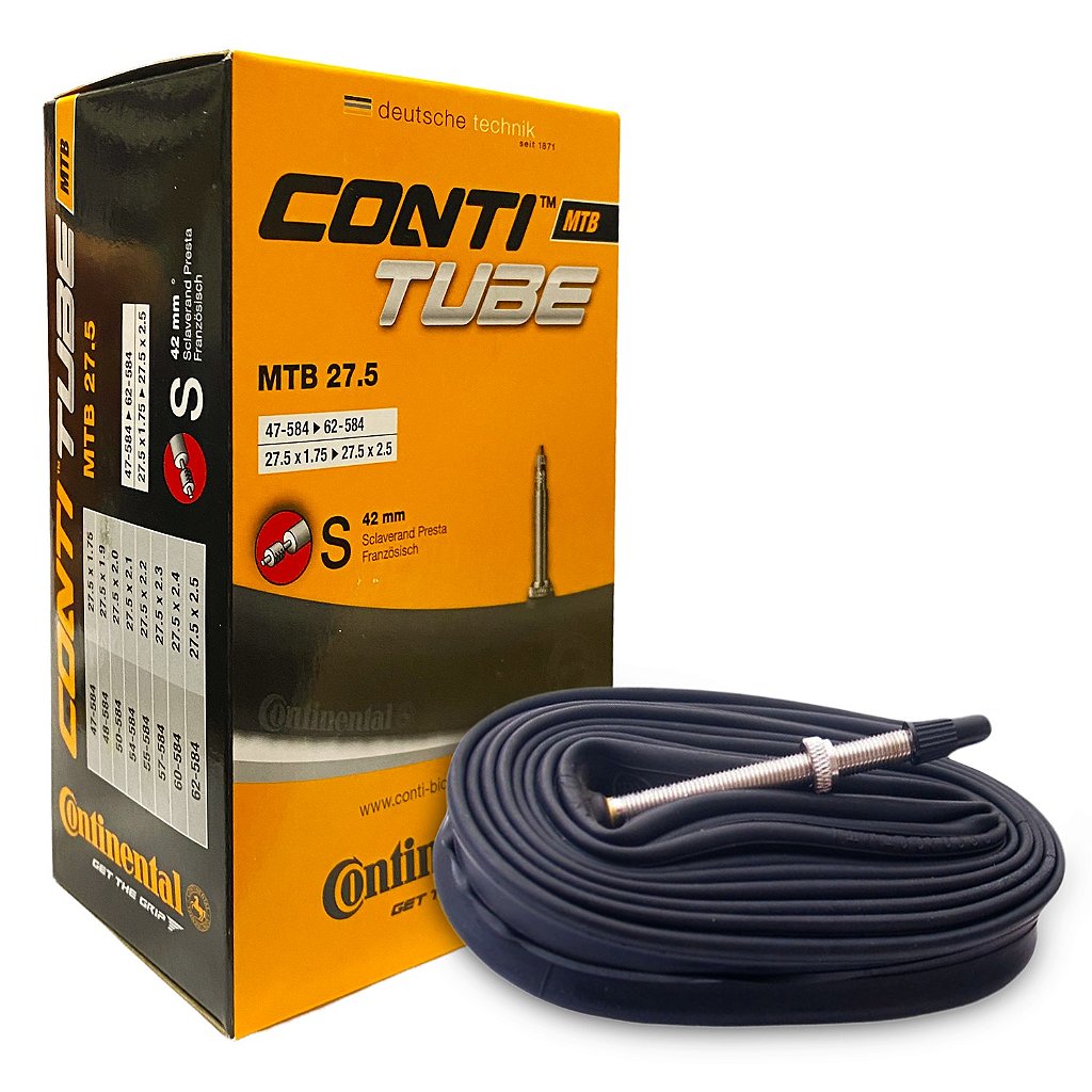 Câmara De Ar Continental Mtb 27.5X1.75/2.5 - Válvula Presta 42 Mm