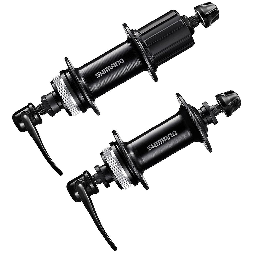 Par De Cubo Shimano Tourney Hb-Tx505 De 32 Furos Para 8, 9 E 10 Velocidades | Preto