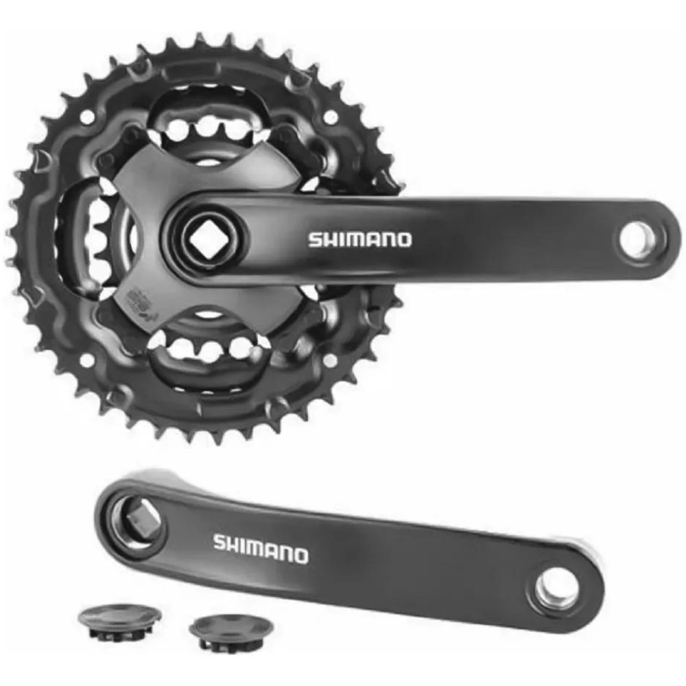 Pedivela Shimano Tourney Fc-Ty301 175 Mm 42-34-24D | Preto