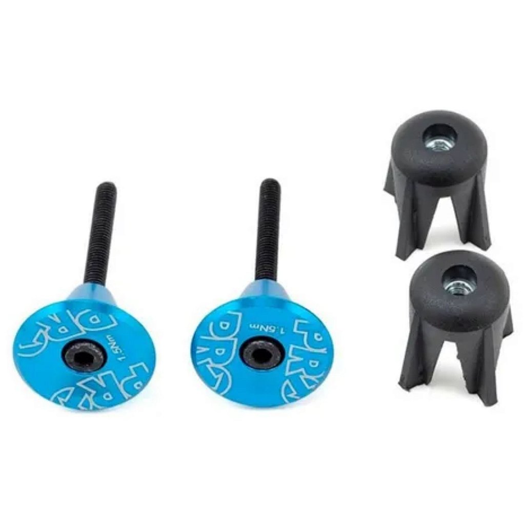 Tampa P/ Guidão Pro Gear Mtb/Speed Alum. 17.5Mm | Azul