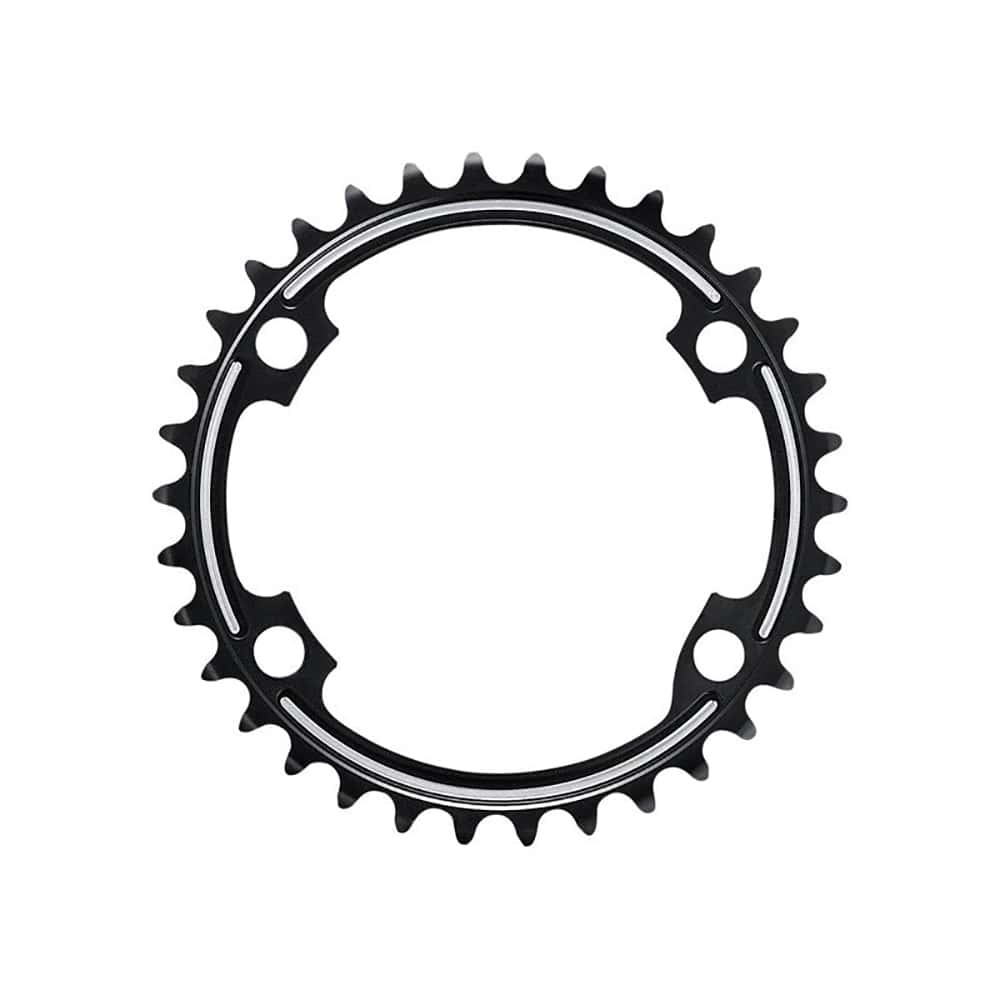 Coroa Shimano Dura-Ace Fc-R9100 2X11V 36D Bcd 110Mm - Alumínio | Preta