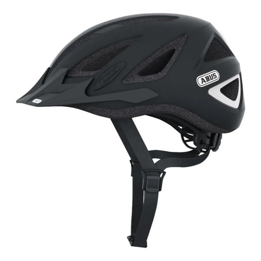 Capacete Abus Urban-I V.2 Tamanho M (52-58 Cm) | Preto E Branco