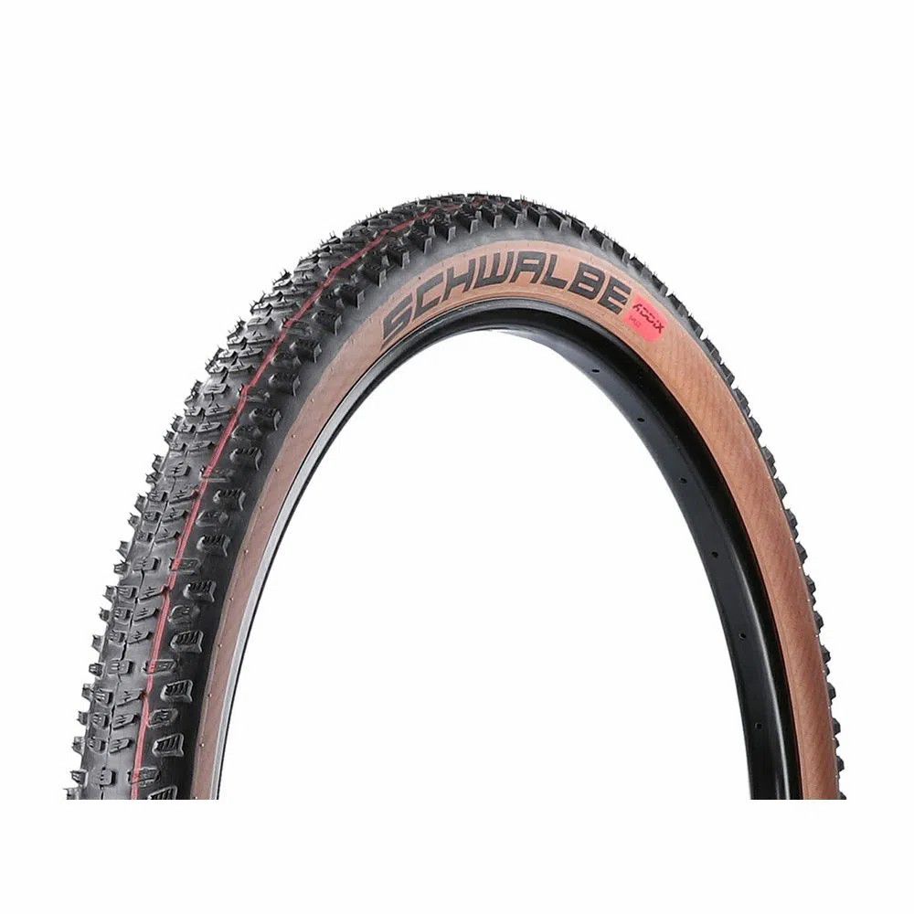 Pneu Schwalbe Racing Ralph Superrace 29X2.35 Em Kevlar - Tubeless Easy | Preto E Bege